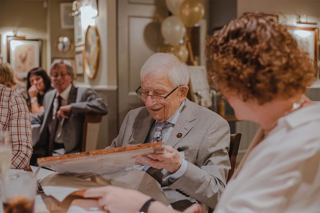 resident of Willowmere Care Centre at an home event
