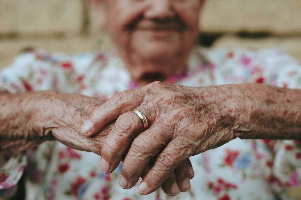 old lay hands