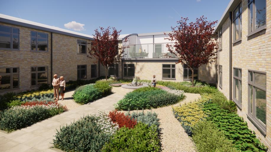Willowmere Care Centre Courtyard