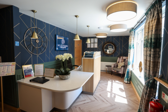 Reception at Willowmere Care Centre